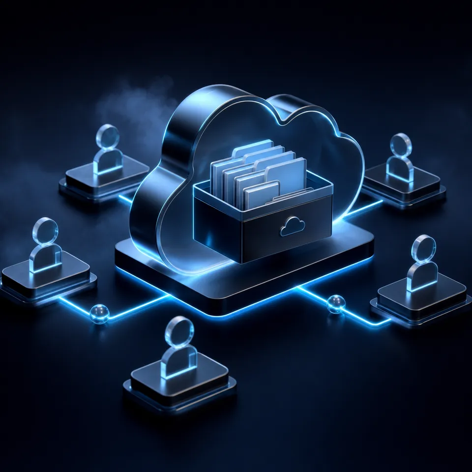 AI agent sharing workflow in a cloud workspace