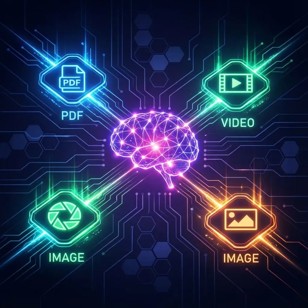 Visual representation of document indexing and neural processing in Fast.io