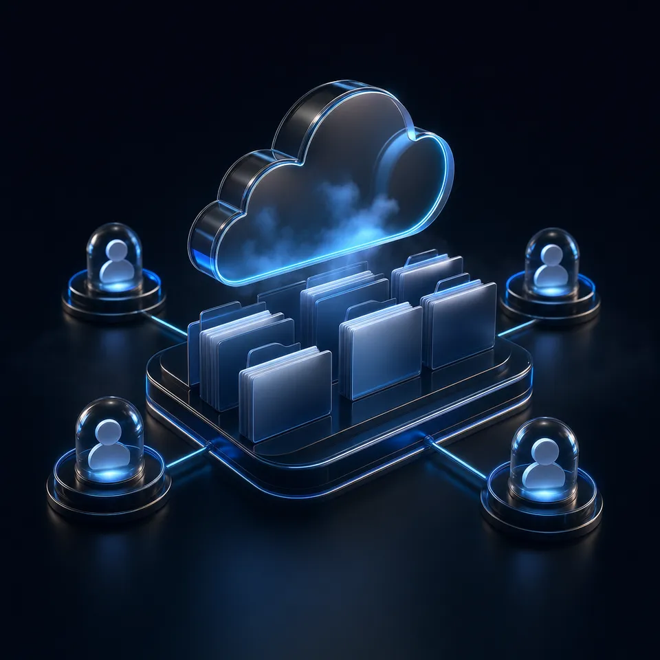 AI virtual assistant connecting to workspace tools and services