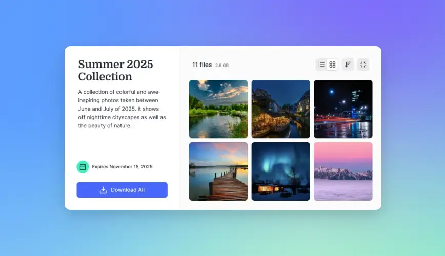 Fast.io upload portal interface showing secure file submission