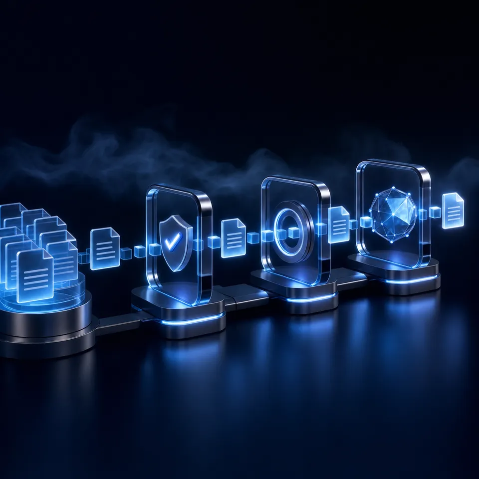 AI agent processing property management documents and tenant communication logs