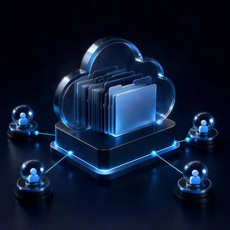 Microsoft Copilot accessing cloud storage and intelligent workspaces