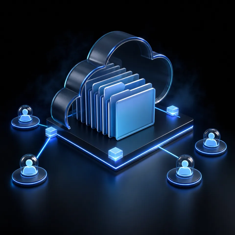 Enterprise setup connecting ChatGPT to Microsoft 365 storage and indexed workspaces