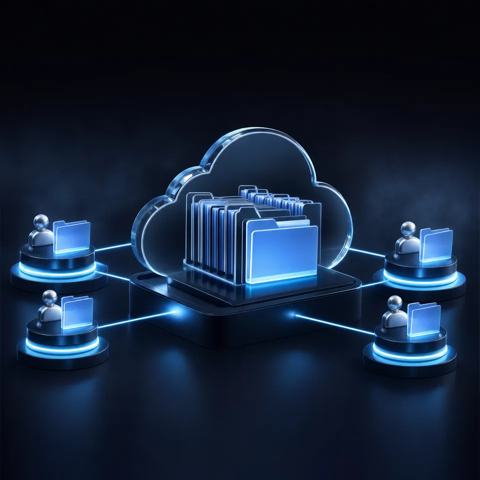AI agent workspace with shared files and collaboration tools