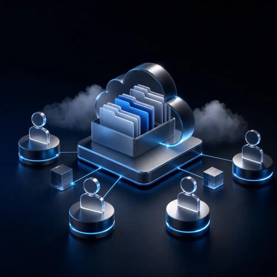 A secure and organized digital repository representing a modern law firm's matter management workspace.