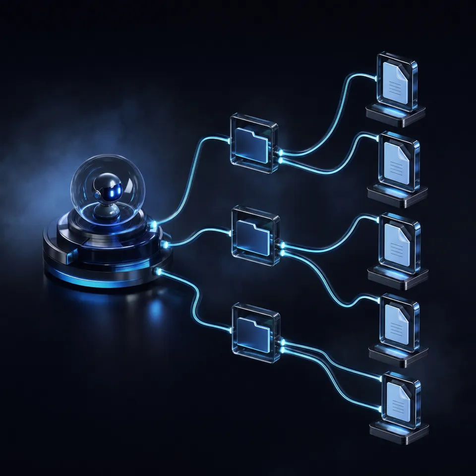 AI agents communicating across a shared workspace