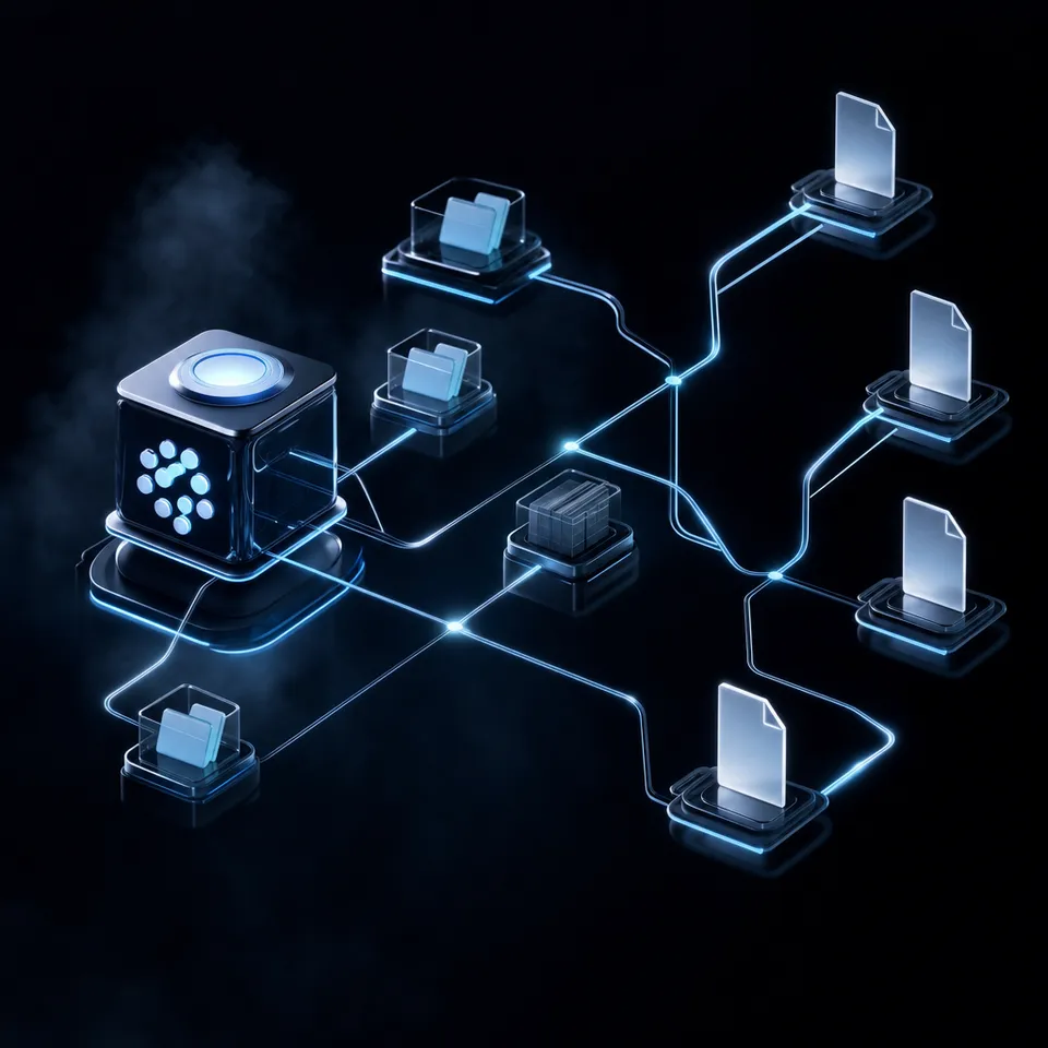 An OpenClaw agent managing ERP data with persistent workspace storage