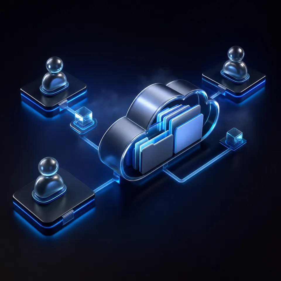 AI agent processing business documents in a workspace with audit trail