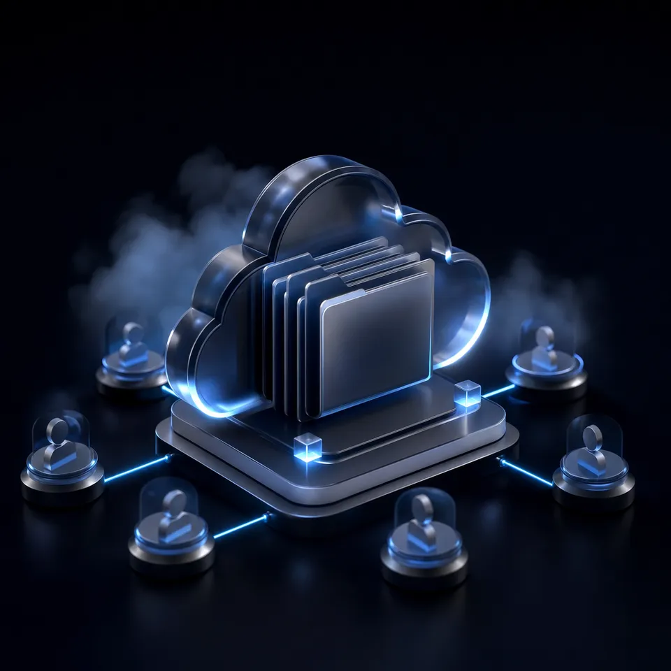 AI agent orchestrating project workflows and file sharing