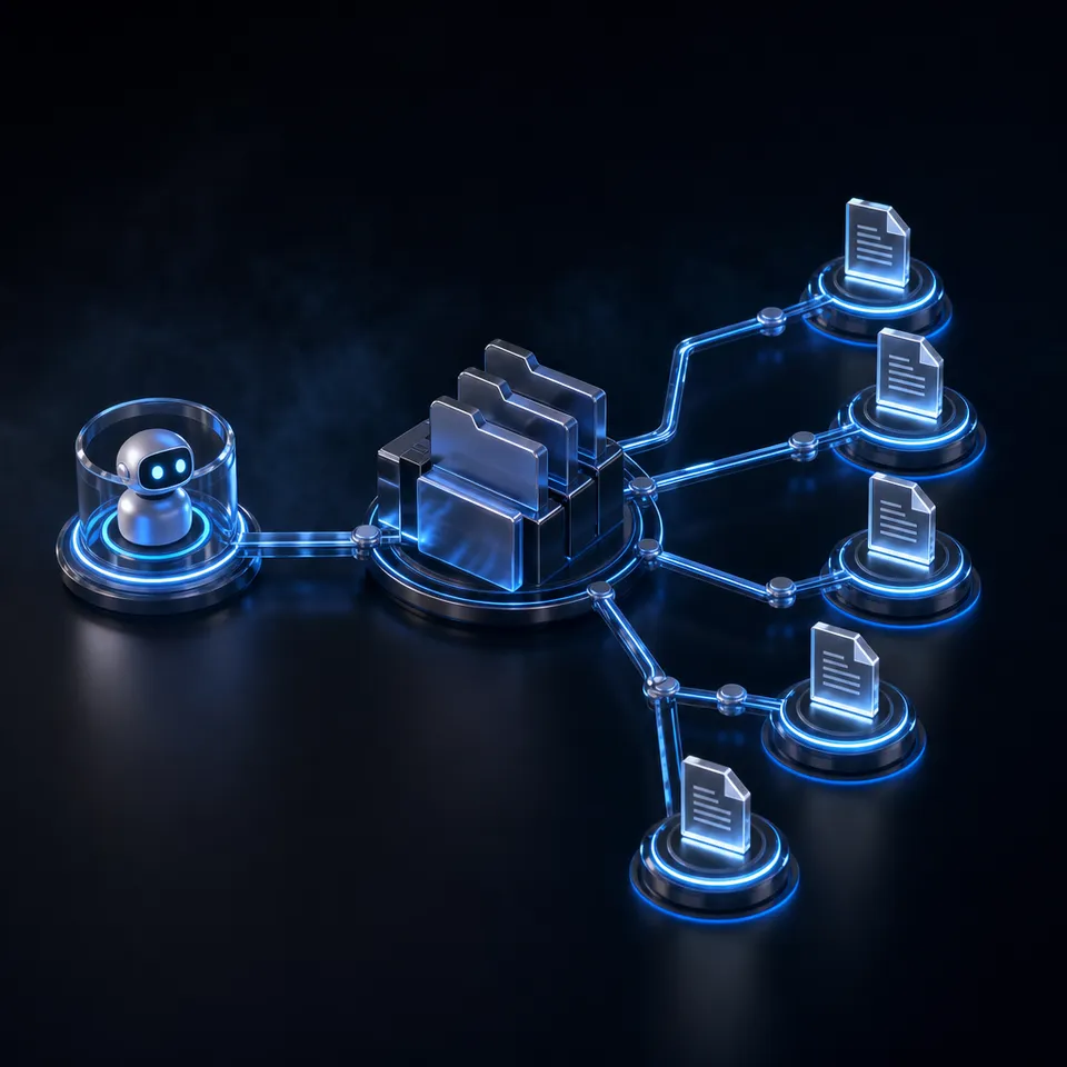 AI agent managing shared workspace files and audio configurations