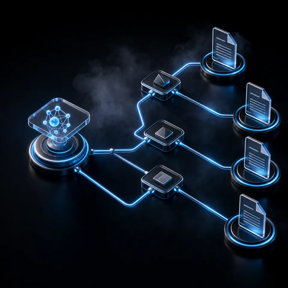 AI agent managing infrastructure through a shared workspace