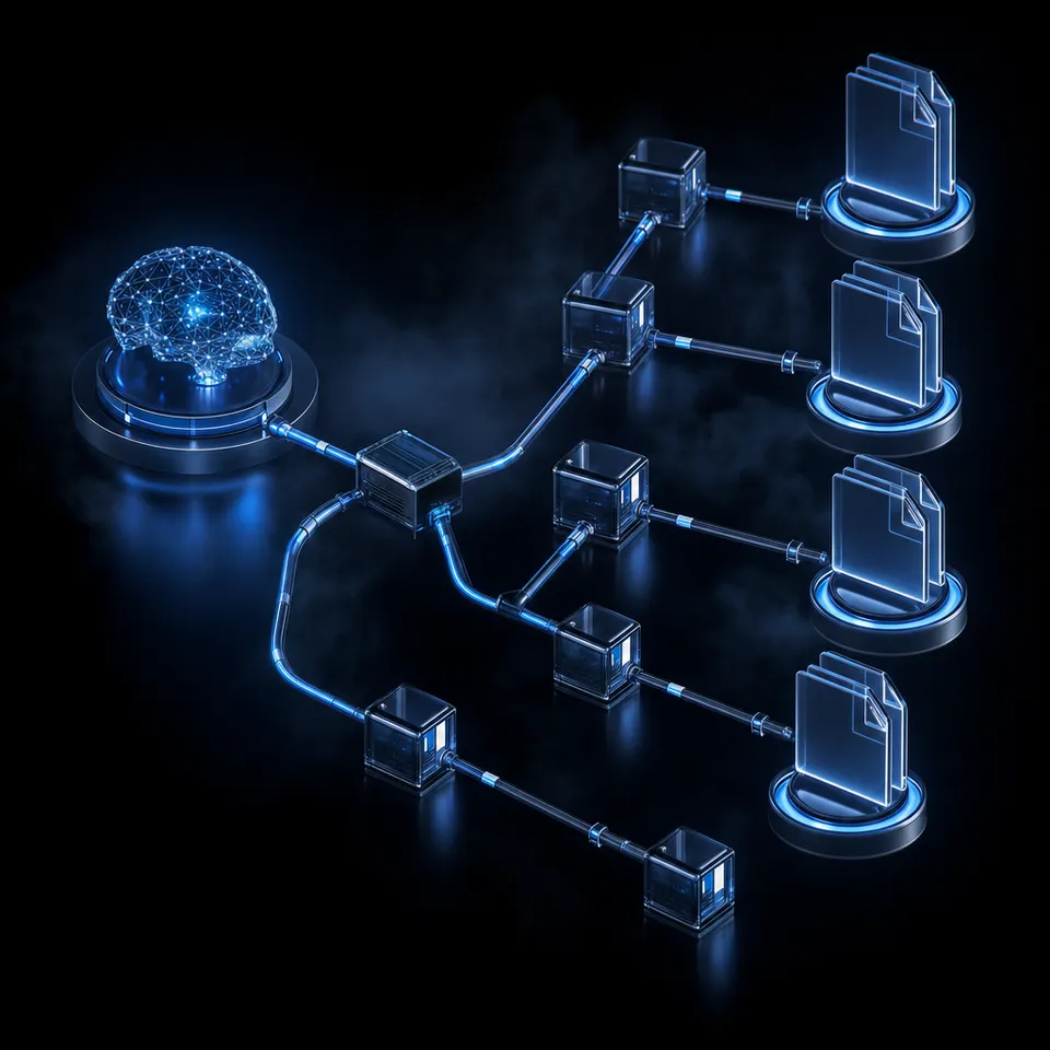AI agent managing file sharing in a cloud workspace