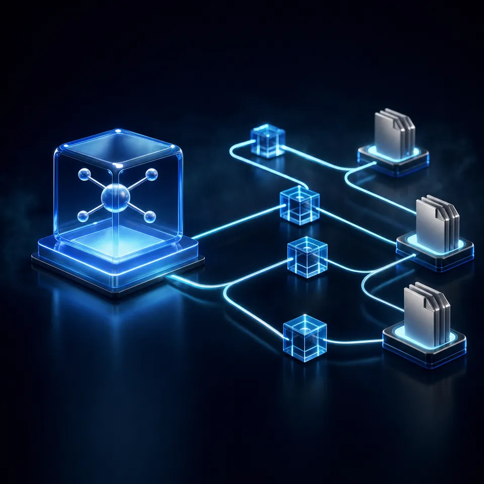 AI agent workspace showing file sharing and collaboration tools