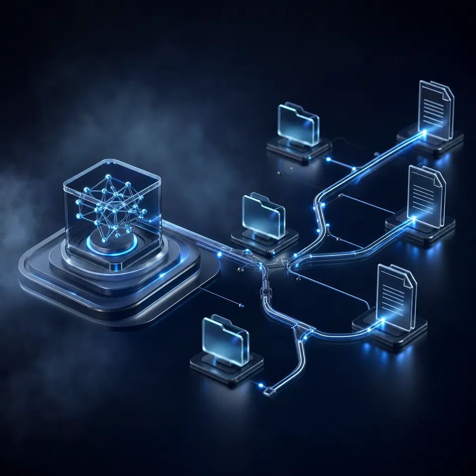 AI agent processing real-time sensor data through a reasoning pipeline