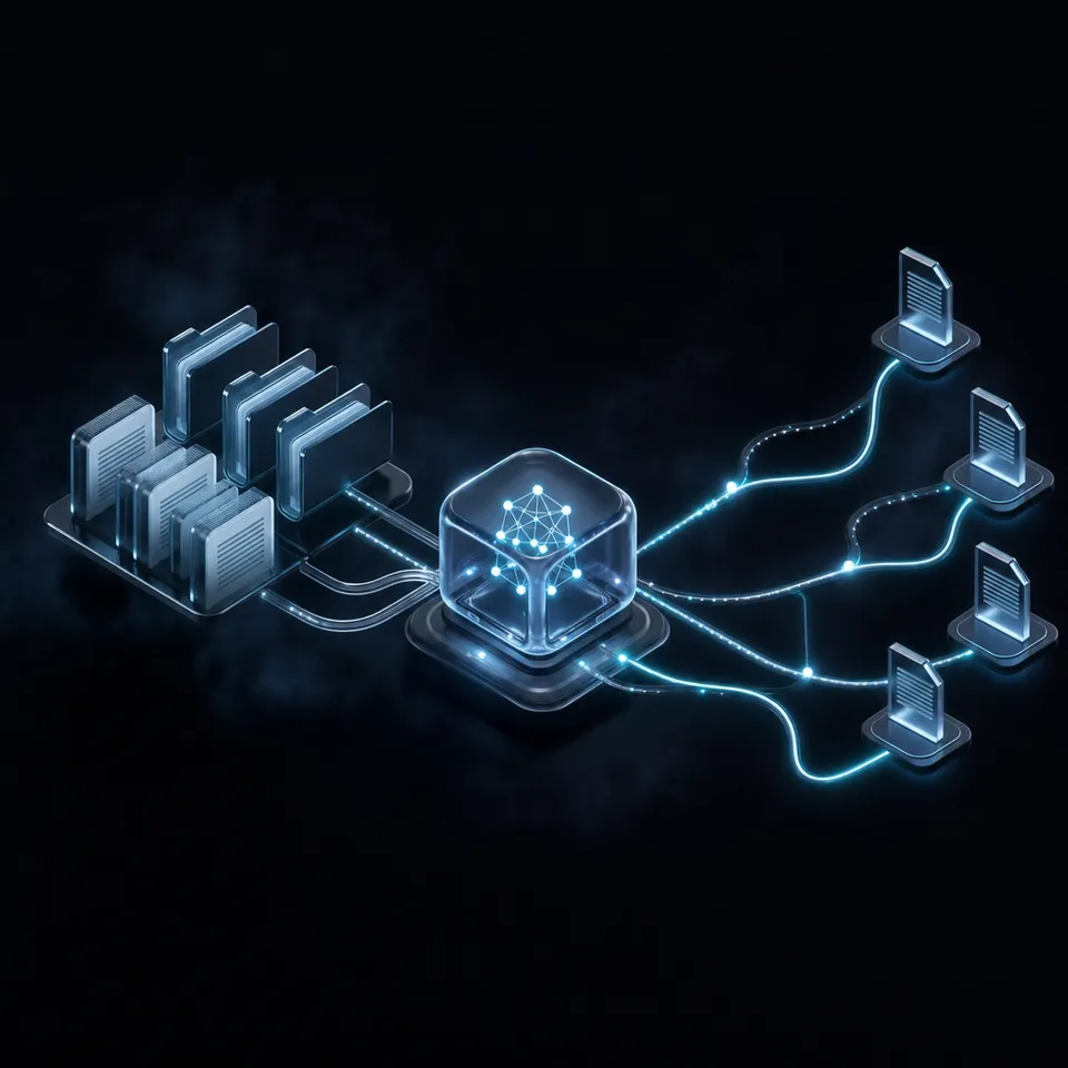 AI agent coordinating automated web server tasks