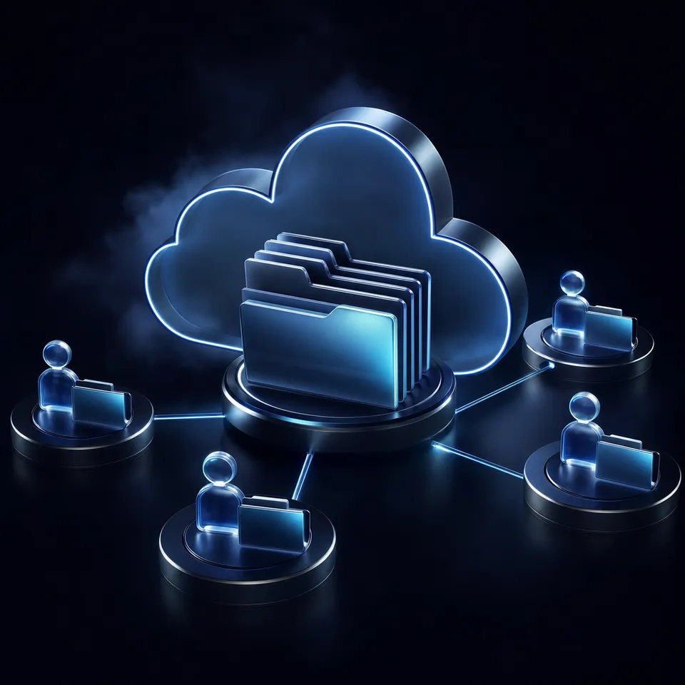 AI agent automation workflow with task routing and file sharing