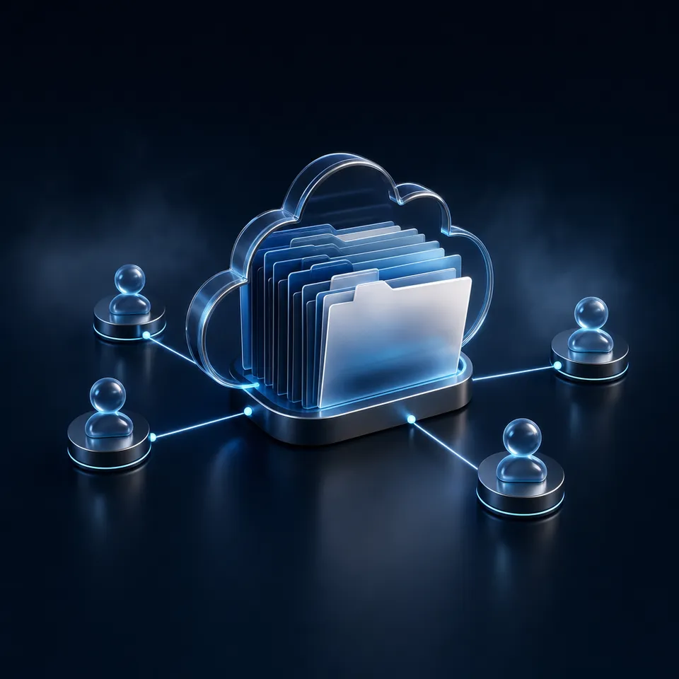 AI agent workspace for image processing and file sharing